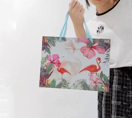ODM Custom Clothing Packaging Bags Tas Promosi Perusahaan yang Dapat Didaur Ulang Kraft