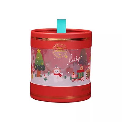 Kotak Karton Malam Natal yang Dapat Didaur Ulang Berbentuk Kubus Untuk Hadiah T Shirt