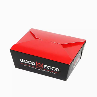 Noodle Kebab Kotak Kemasan Makanan Khusus CMYK Takeout Food Boxes Disposable