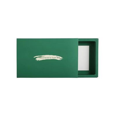 Pantone PU Leather Box Sliding Kraft Drawer Gift Box Lipat TUV