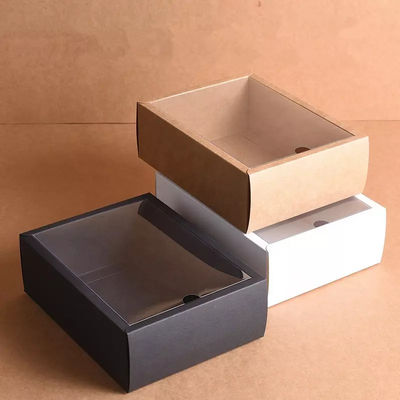 Pantone PU Leather Box Sliding Kraft Drawer Gift Box Lipat TUV