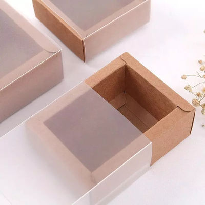 Pantone PU Leather Box Sliding Kraft Drawer Gift Box Lipat TUV