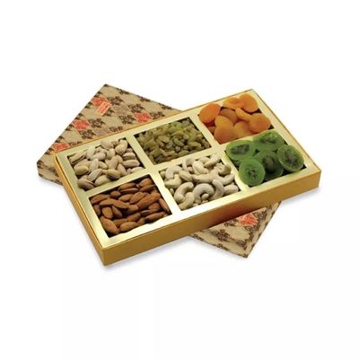 Dicetak Kotak Kemasan Kado Pernikahan Hias Diwali Kotak Kemasan Buah Kering Kosong