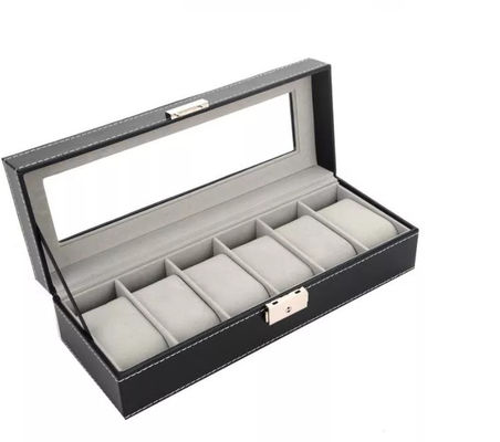 Plywood PU Leather Box Kotak Hadiah Kustom Tahan Lama tahan air ODM BV