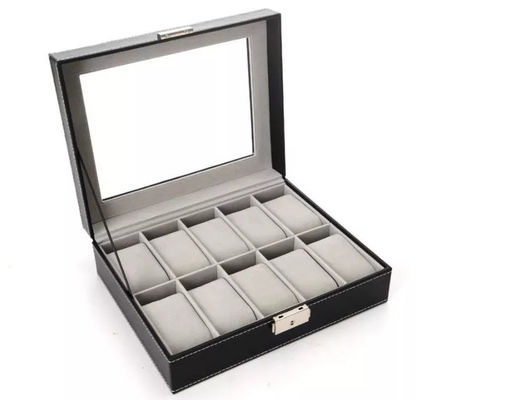 Plywood PU Leather Box Kotak Hadiah Kustom Tahan Lama tahan air ODM BV
