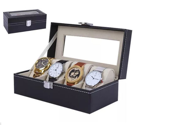 Plywood PU Leather Box Kotak Hadiah Kustom Tahan Lama tahan air ODM BV