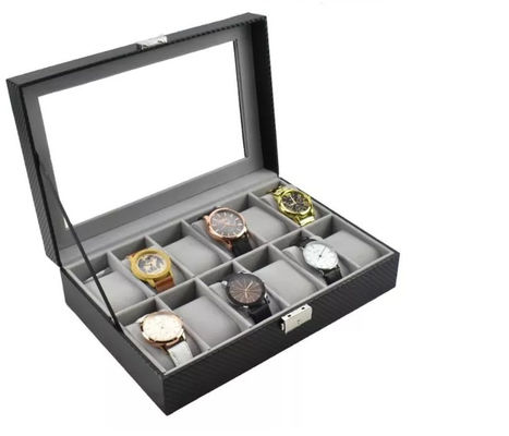 Plywood PU Leather Box Kotak Hadiah Kustom Tahan Lama tahan air ODM BV