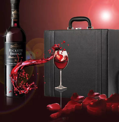 WHISKEY BRANDY Anggur Kotak Kemasan Kotak Hadiah Botol Anggur buatan tangan Embossing