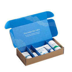 Kotak Kemasan Botol Minuman Skin Care Rigid Corrugated ISO9001