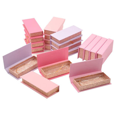 Custom Mink Lash Boxes Kotak Kemasan Bulu Mata Label Pribadi yang Dapat Didaur Ulang