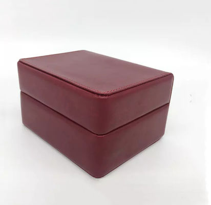 Lingkungan PU Kulit Kotak Embossing Luxury Watch Gift Case ODM