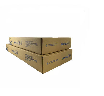 Paket Suku Cadang Mobil CMYK Kotak Kertas Lipat Debossing Bergelombang