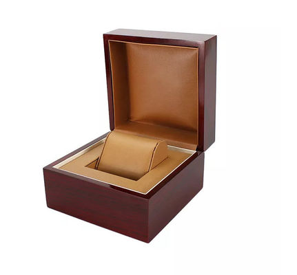 Kotak Kemasan ROYAL Watch Untuk Hadiah Buatan Tangan Kayu Mengkilap Tinggi