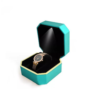 Kotak Kemasan Jam Tangan Octagon OEM Kotak Jam Tangan Led Buatan Tangan
