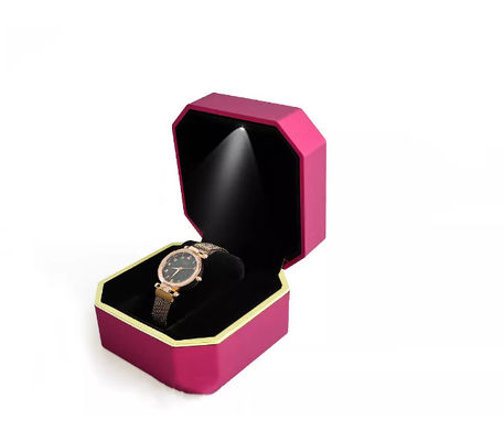Kotak Kemasan Jam Tangan Octagon OEM Kotak Jam Tangan Led Buatan Tangan