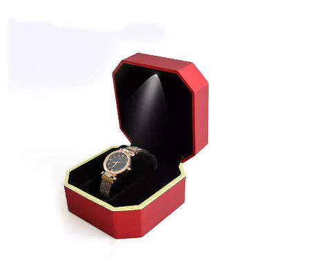 Kotak Kemasan Jam Tangan Octagon OEM Kotak Jam Tangan Led Buatan Tangan