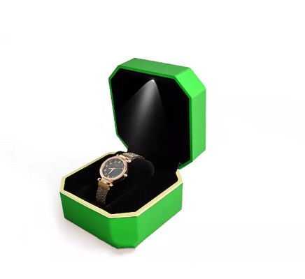 Kotak Kemasan Jam Tangan Octagon OEM Kotak Jam Tangan Led Buatan Tangan