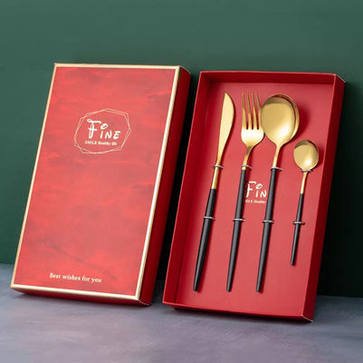 OEM ODM Dinnerware Packaging Box Pisau Garpu Dan Kotak Sendok