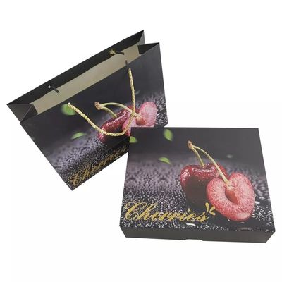 ROYAL Packing Kotak Kemasan Buah Mewah Bergelombang Dengan Tas