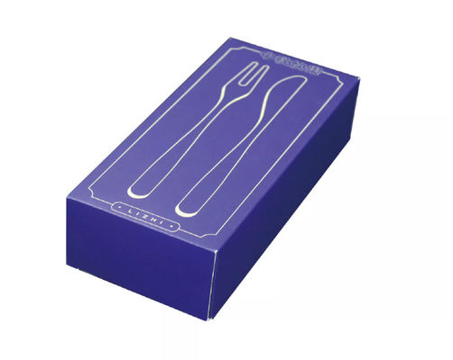 Varnishing Dinnerware Packaging Boxes Dinner Set Box Fork Spoon