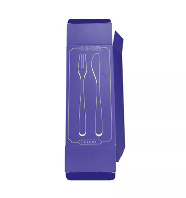 Varnishing Dinnerware Packaging Boxes Dinner Set Box Fork Spoon