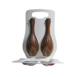 Sugarcane Pulp Moulded Wine Bottle Gift Packaging Kemasan Anggur ISO Untuk Pengiriman