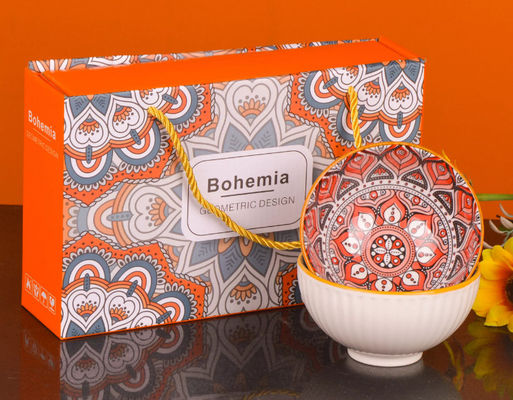 Kotak Pembungkus Alat Makan Gaya Jepang Mangkok Keramik Dinner Set Gift Box