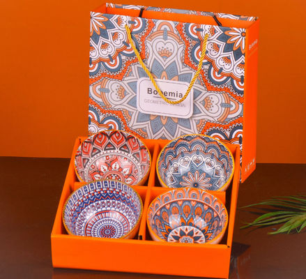 Kotak Pembungkus Alat Makan Gaya Jepang Mangkok Keramik Dinner Set Gift Box