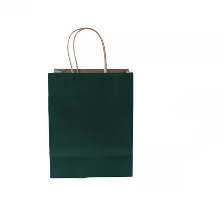 Tangani Tas Tangan Kertas Kraft Tahan Lama Pantone Ambil Tas Makanan