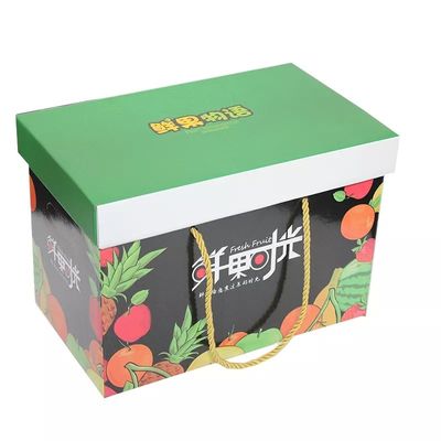 Kotak Bergelombang Kustom Untuk Buah 4c Cetak Offset Sertifikat ISO