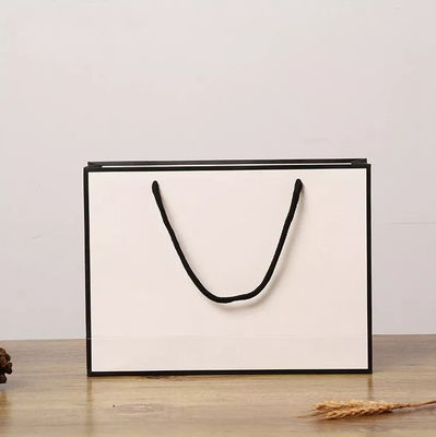 Tas Tangan Kertas Kraft yang Dapat Didaur Ulang Karton Rope Handle Gift Bag ISO