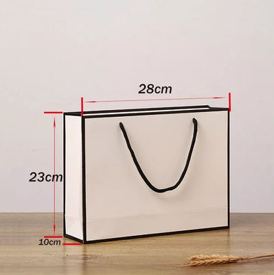Tas Tangan Kertas Kraft yang Dapat Didaur Ulang Karton Rope Handle Gift Bag ISO
