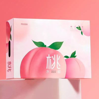 Kotak Kemasan Buah Papan Bergelombang Varnishing Apple Packing Boxes
