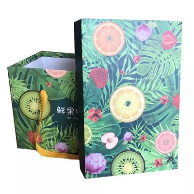 Double Wall Corrugated Box Untuk Kemasan Buah Laminasi/Embossing