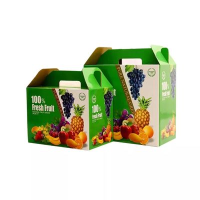 Kotak Kemasan Buah CMYK Kotak Buah Bergelombang Custom Made