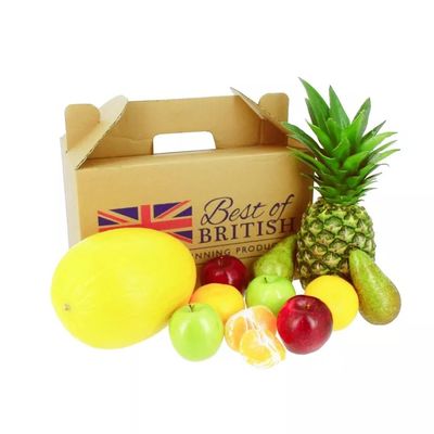 Kotak Kemasan Buah CMYK Kotak Buah Bergelombang Custom Made
