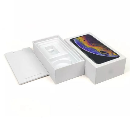 Kotak Kemasan Elektronik Debossed Hardness Phone Cover Packaging Box ODM