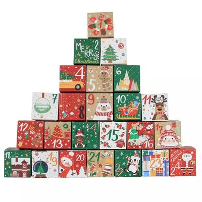 Karton Mewah Kotak Hadiah Permen Liburan 10 * 10 * 10cm Multi Warna