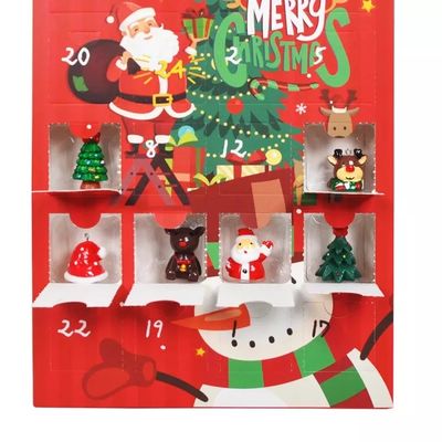 Kotak Hadiah Karton Kejutan Hitung Mundur Bersertifikat ISO Natal