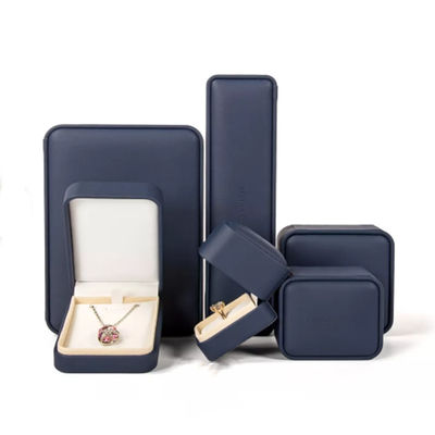 Private Label PU Velvet Necklace Gift Box, Kotak Hadiah Kemasan Perhiasan Mewah