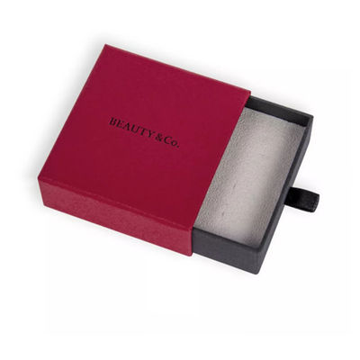 Private Label PU Velvet Necklace Gift Box, Kotak Hadiah Kemasan Perhiasan Mewah