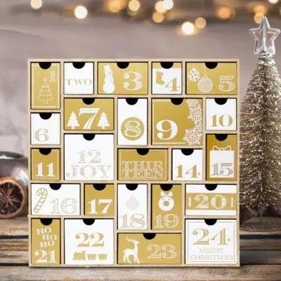 Kotak Kado Karton Bentuk Pohon Natal Dengan Laci Kecil