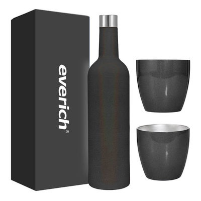 Gelas Anggur Kotak 500ml Set Sublimasi Terisolasi Stainless Steel
