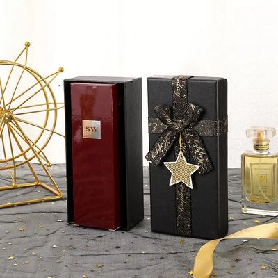 40 * 40 * 100mm Kotak Karton Xmas Untuk Kemasan Botol Parfum