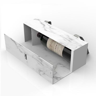 Champagne Alkohol Whiskey Gift Boxes Finishing Glossy / Matte Laminasi