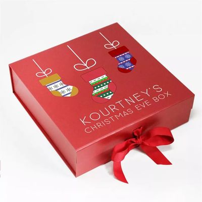 Karton Malam Natal Sweet Box Gravure Printing Custom Logo