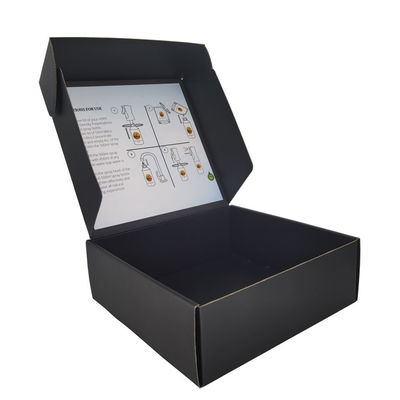 E Flute Kotak Kemasan Makanan Disesuaikan Deboss CMYK Cardboard Mailing Box