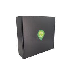 E Flute Kotak Kemasan Makanan Disesuaikan Deboss CMYK Cardboard Mailing Box