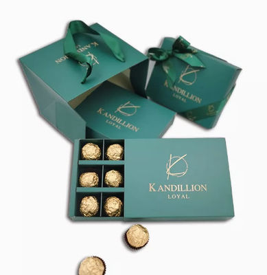 Kemasan OEM Sweet Box Ivory Board Pantone Chocolate Paper Gift Box